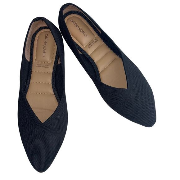 Cynthia Rowley Shoes - NWOT Cynthia Rowley Black Pointed Toe Flats 7M